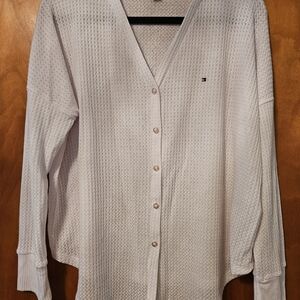 Tommy Hilfinger Cardigan Sweater White Medium